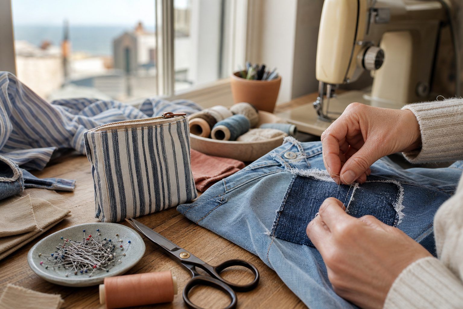 Des projets couture faciles pour donner une seconde vie à ses vêtements