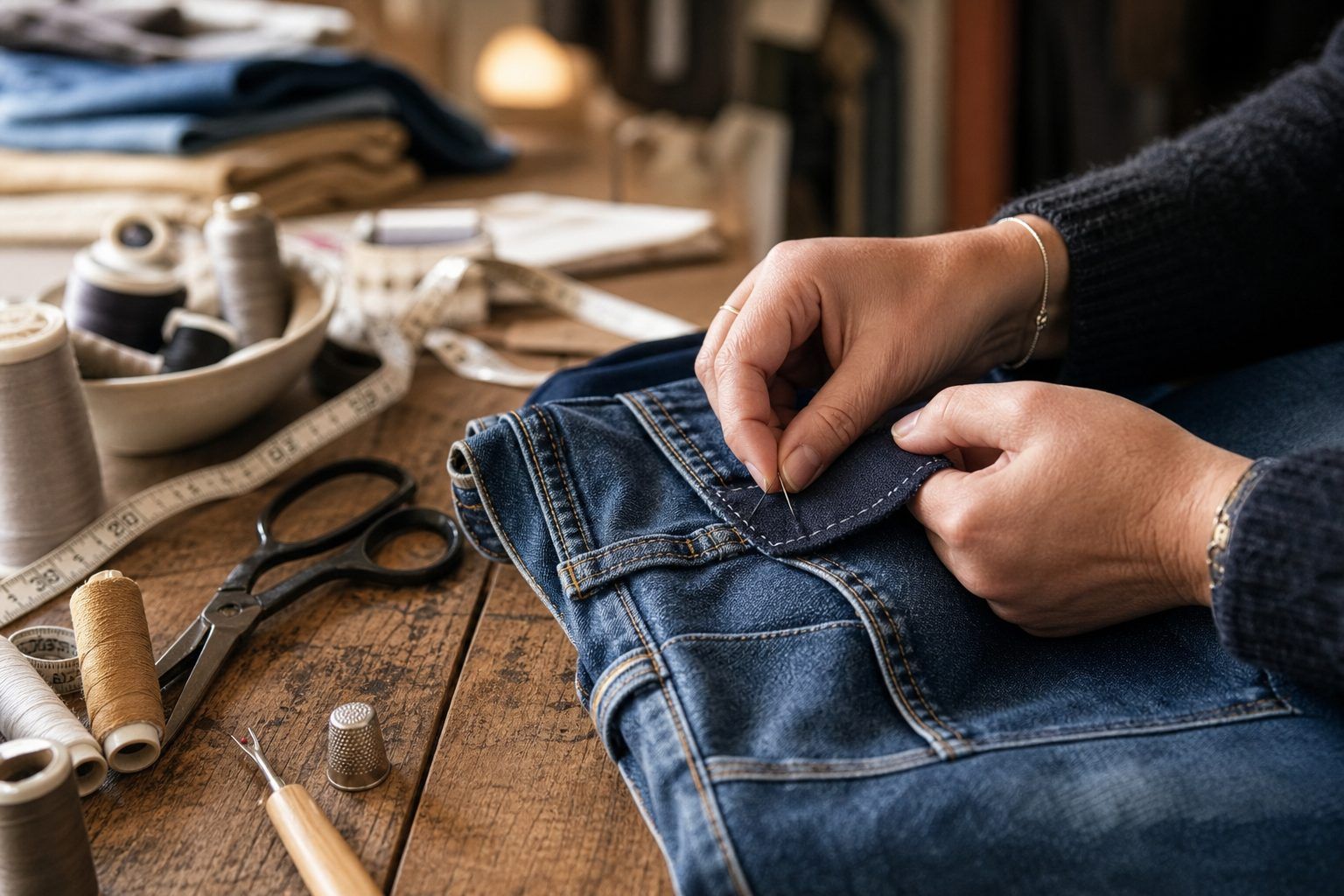 Les retouches qui prolongent vraiment la vie d’un vêtement