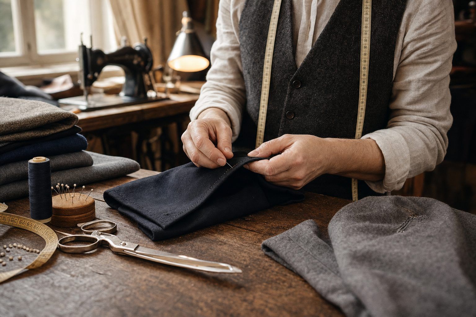 Services disponibles&nbsp;: de l’ourlet à la réparation textile
