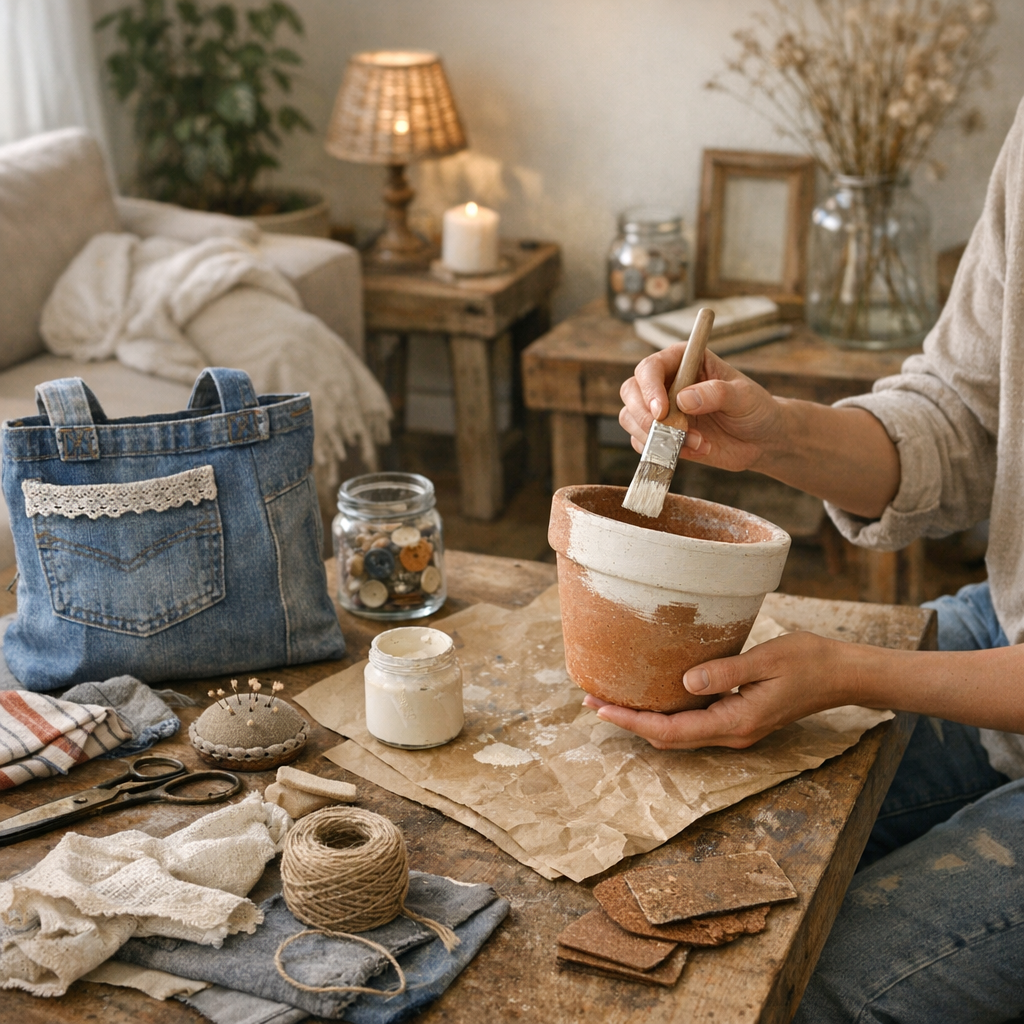 4. Comment faire de l’upcycling chez soi, sans matériel compliqué