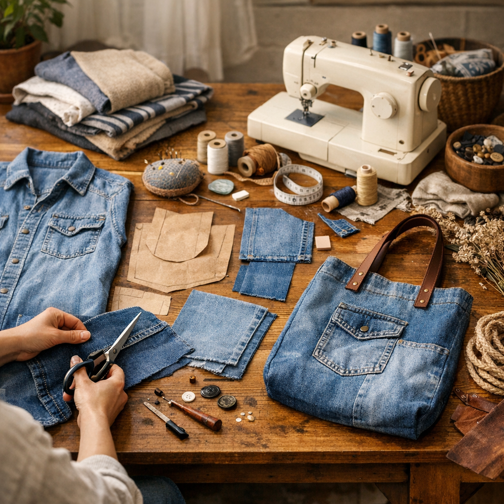 Le cycle d’un vêtement upcyclé : comment faire de l’upcycling chez soi ?