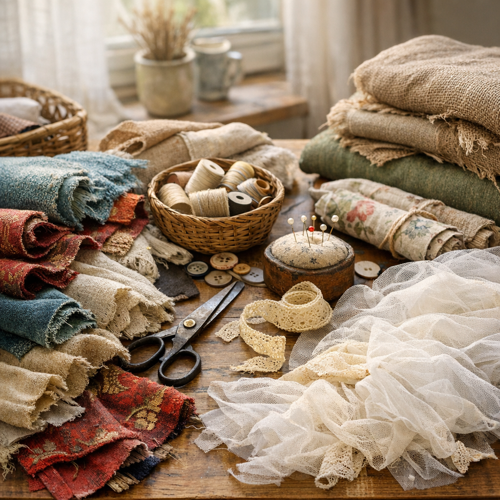 Chutes de tissu d’ameublement, voilage et matières spéciales&nbsp;: les bons usages