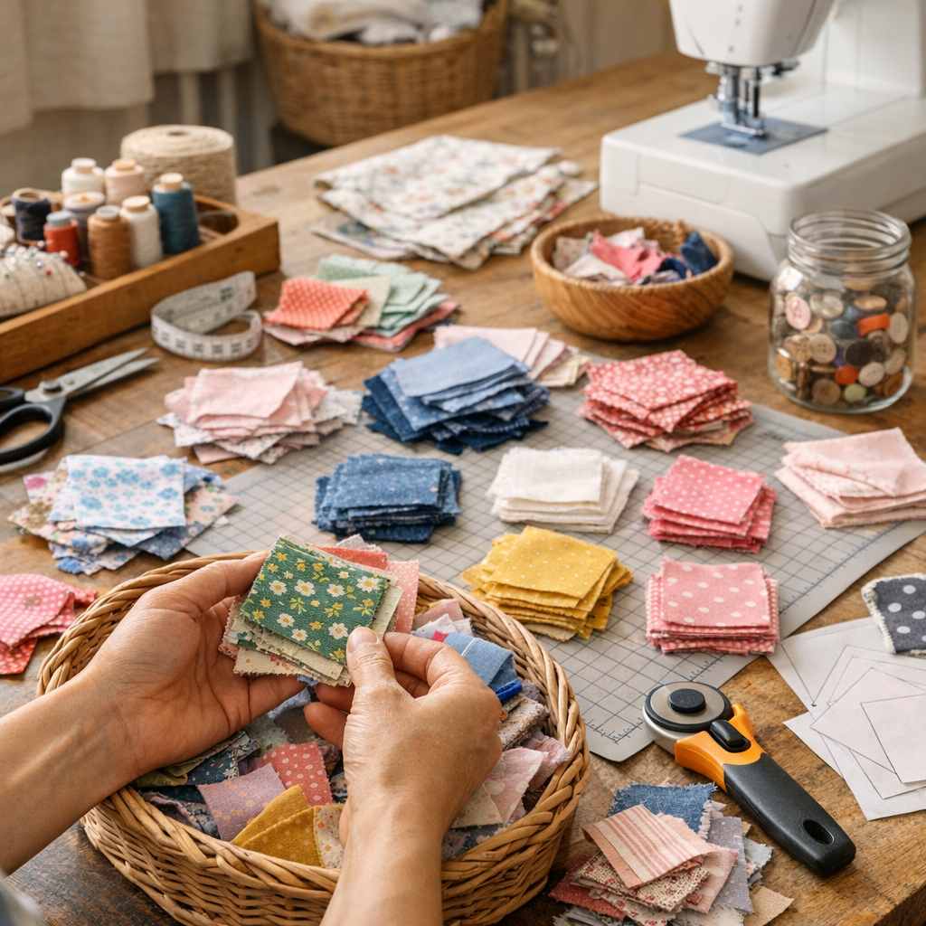 Comment recycler ses chutes de tissu : la méthode simple avant de coudre