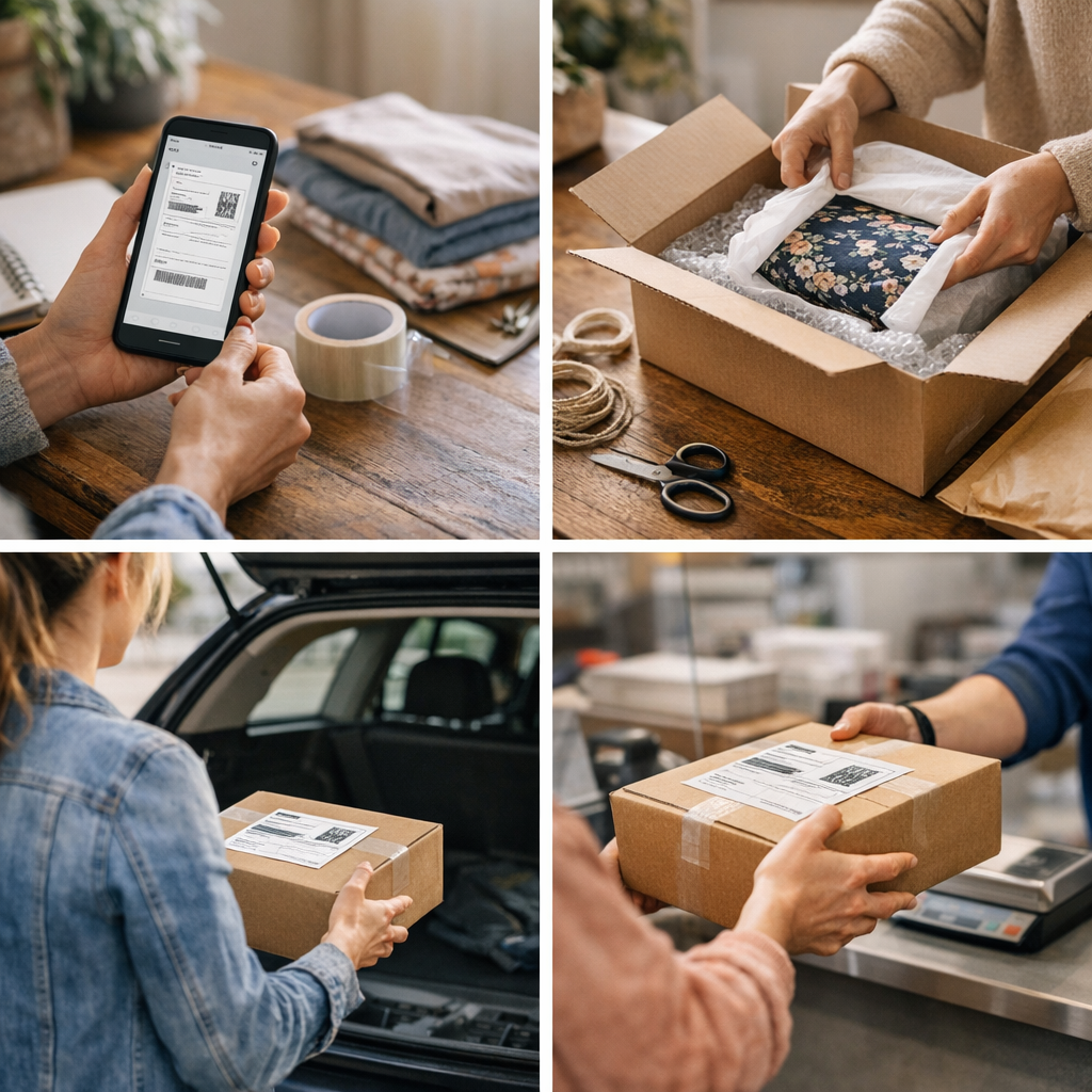 4. Envoyer le colis Vinted étape par étape après la vente