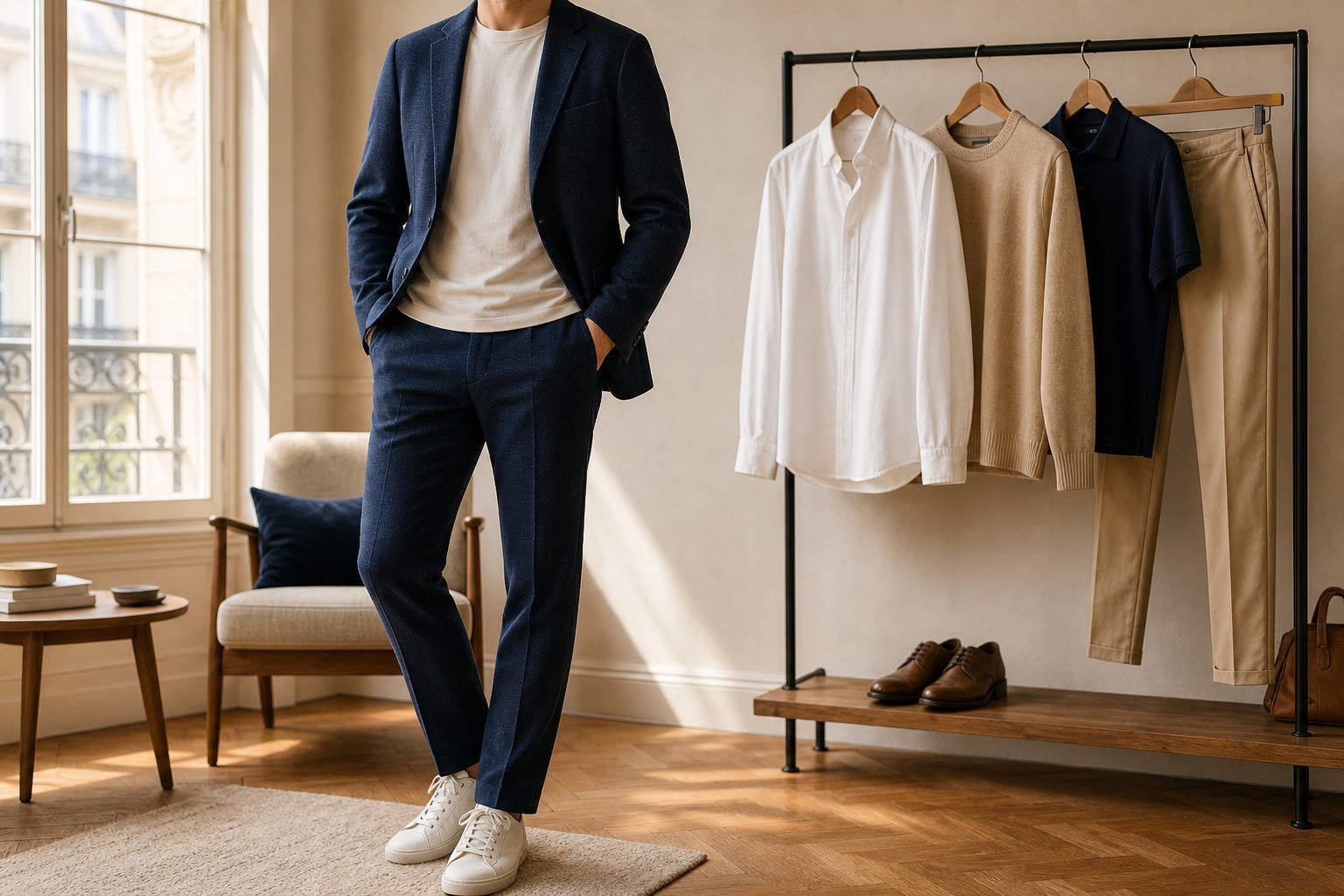 Composer un ensemble deux pièces et des tenues homme sans suracheter