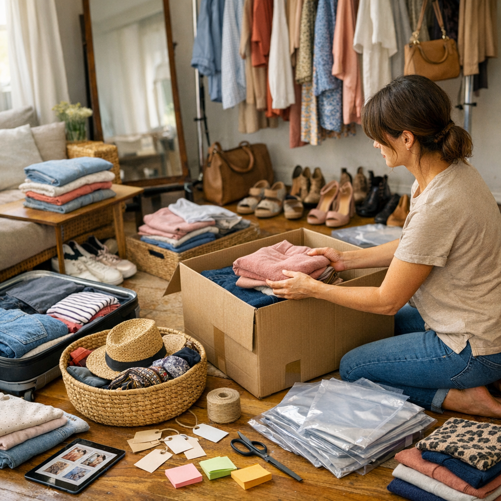 Comment préparer une bourse aux vêtements ou un vide-dressing ?