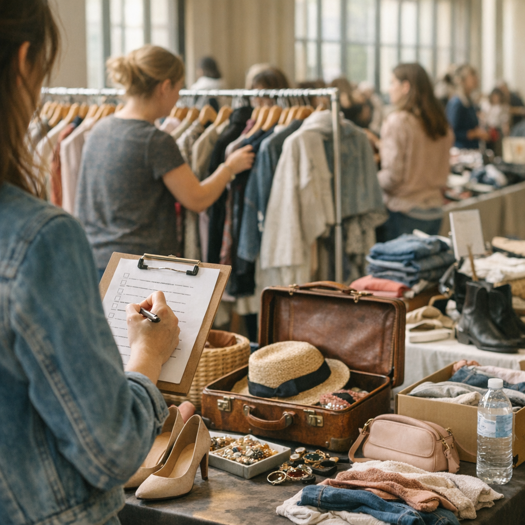 Comment participer à un vide dressing à Metz&nbsp;: la checklist exposant