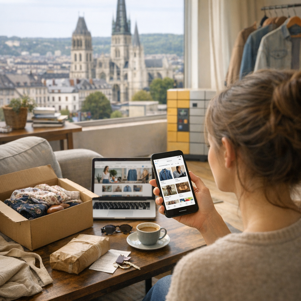 Acheter sur Vinted à Rouen&nbsp;: catalogue, frais, avis et choix du relais